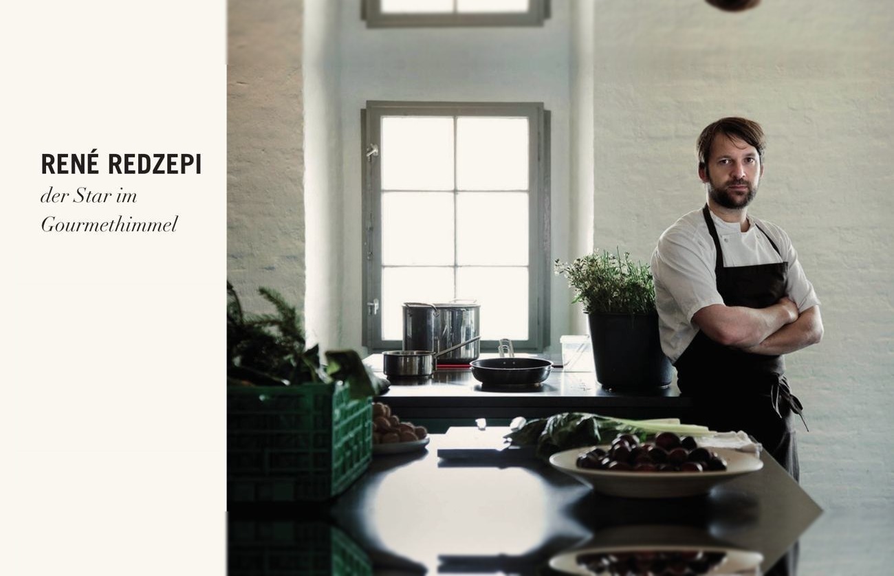 MANI-Doppelseite: Porträt René Redzepi in der Küche des Noma