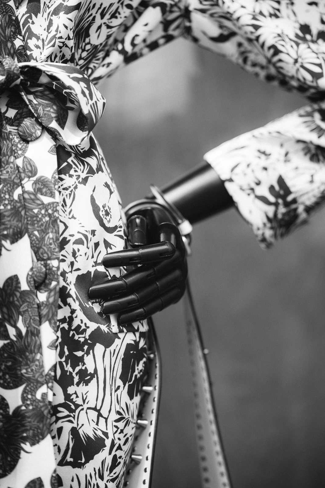 Mode-Detail, Schwarzweiß