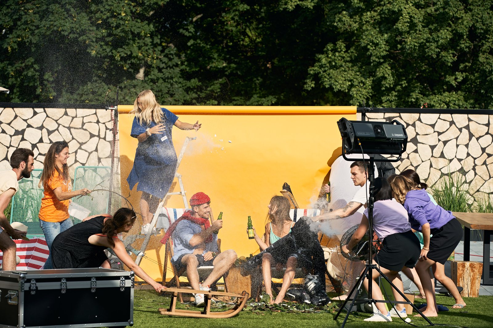 Behind the Scenes am Set der Relaunch-Kampagne