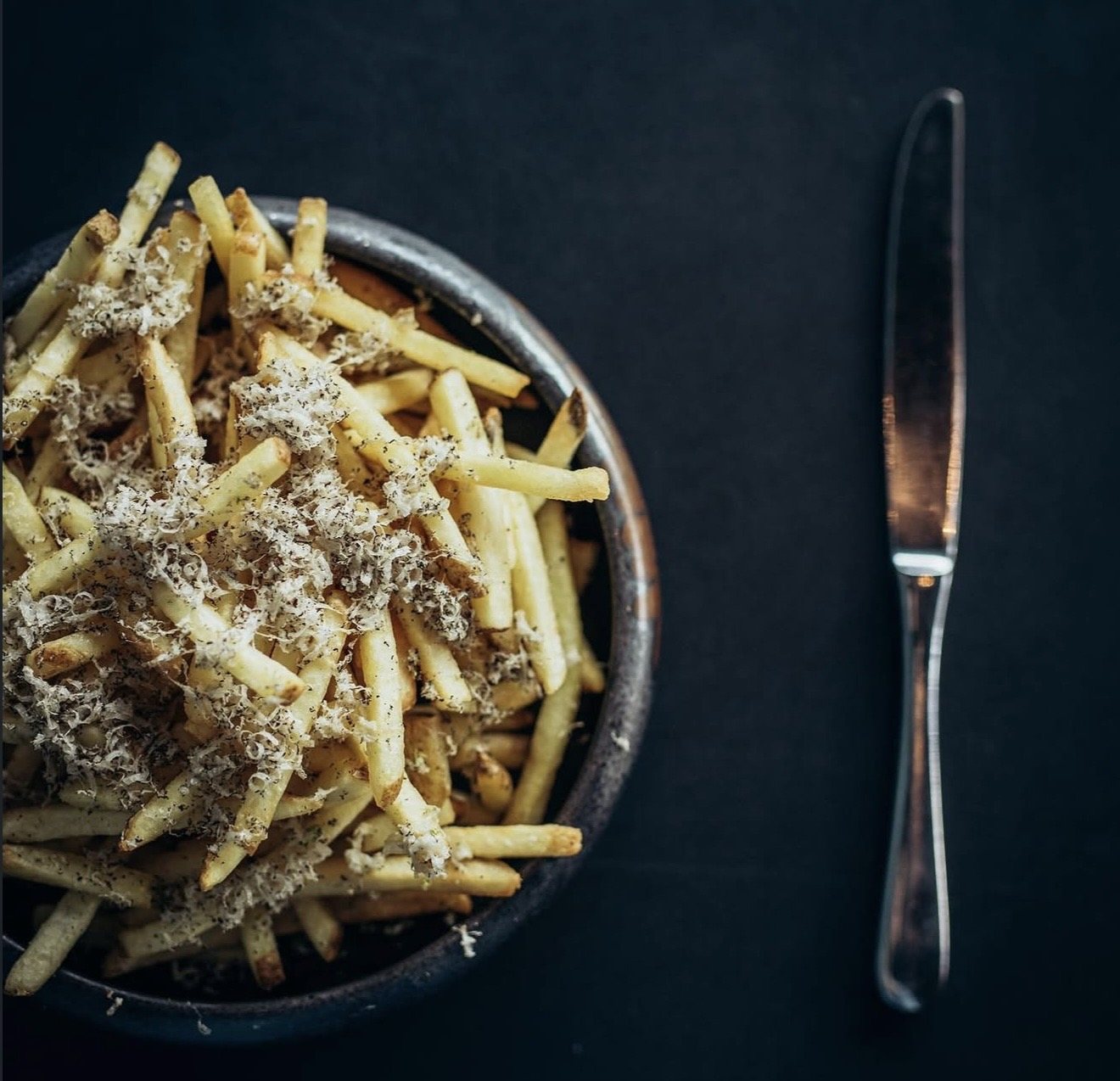 Trüffel-Pommes mit Parmesan